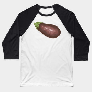 Eggplant Baseball T-Shirt